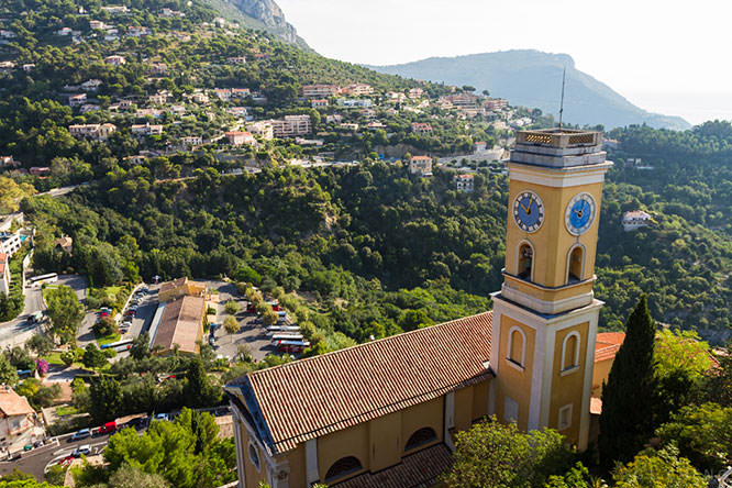 View from Èze village