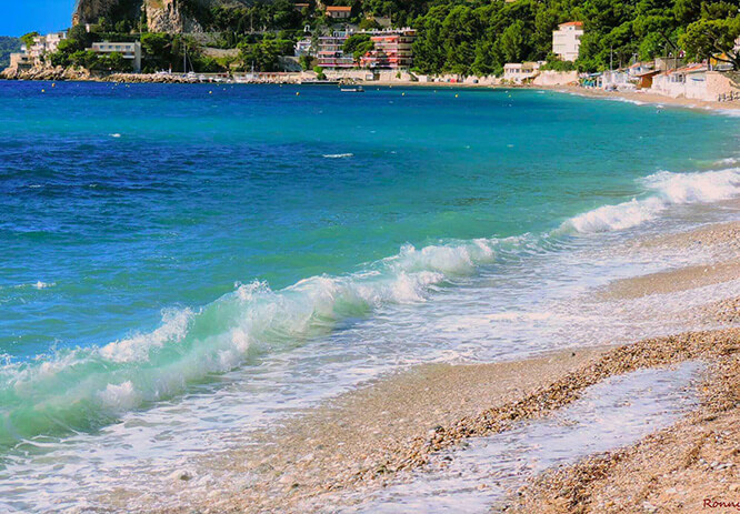 Beach in Èze