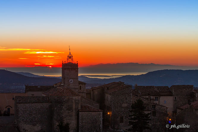 View of Corsica from Mons