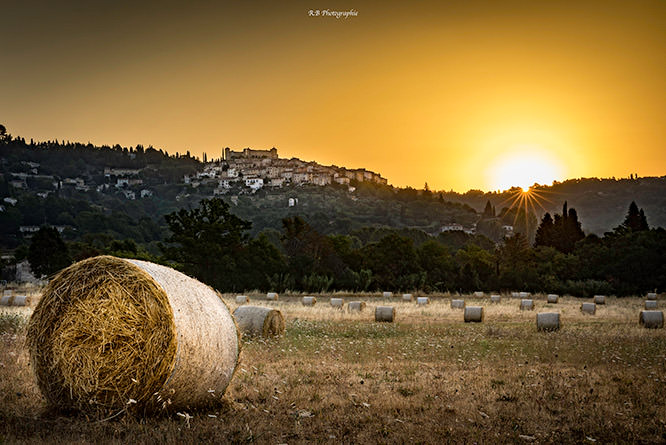 Sunset in Callian