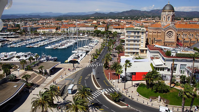 Centre de St Raphaël French Riviera