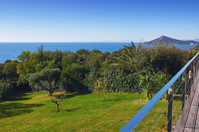 Beautiful view from a property in Saint-Raphaël French Riviera
