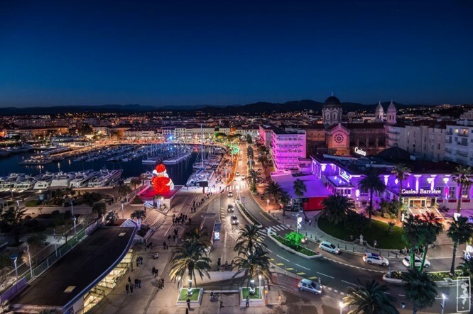 Saint-Raphaël at christmas time
