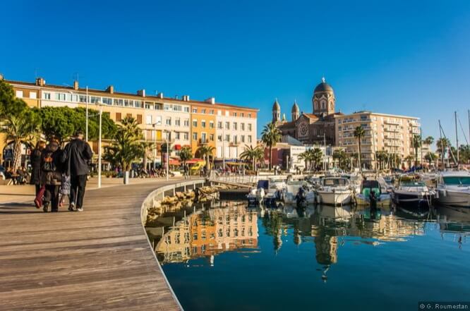 New port of Saint-Raphaël French Riviera