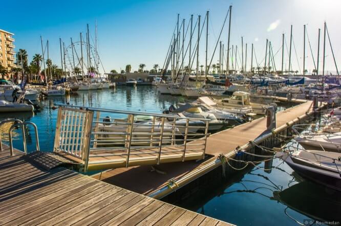 New port of Saint-Raphaël French Riviera