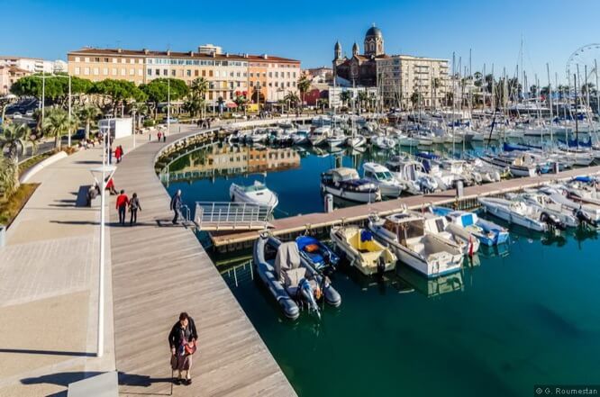 New port of Saint-Raphaël French Riviera