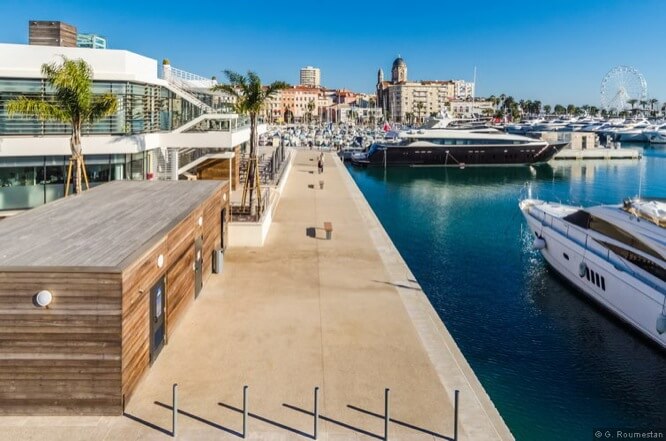 New port of Saint-Raphaël French Riviera