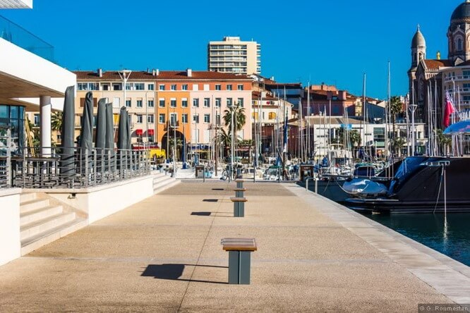 New port of Saint-Raphaël French Riviera