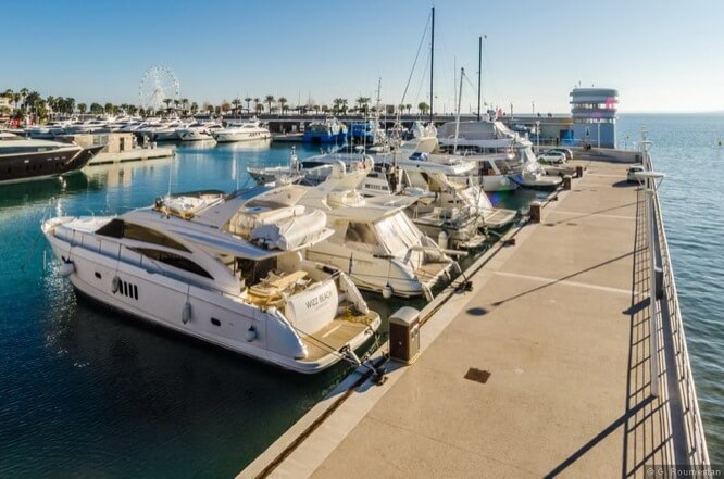 New port of Saint-Raphaël French Riviera
