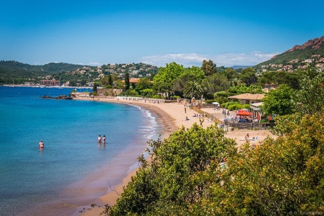 Beach near Saint-Raphaël French Riviera