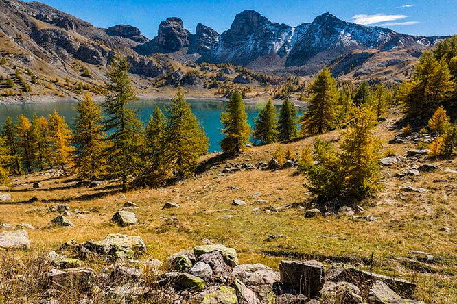 Le lac d'Allos