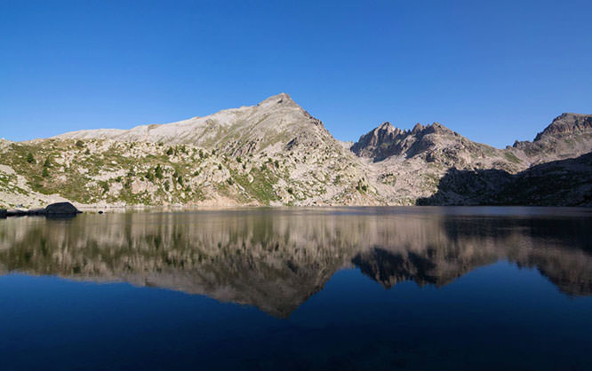 Pointe Giegn (2888m) et lake Nègre