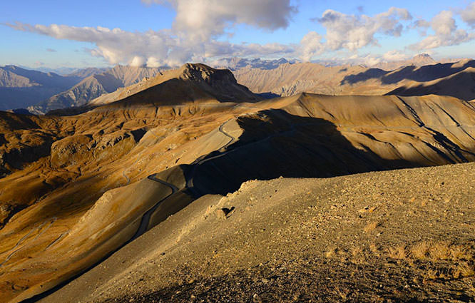 Cime de la Bonette in summertime