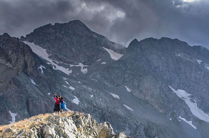 Summit of the west face of Agnel Maritime Alps