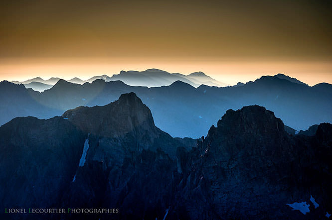 Sunrise in Mercantour