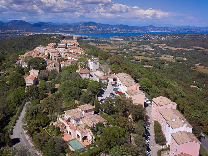 The village of Gassin French Riviera