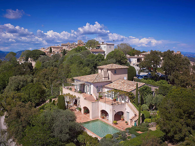 The village of Gassin French Riviera