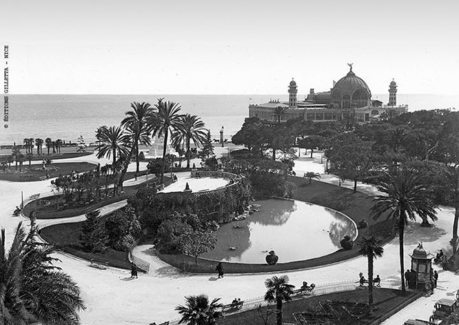 Jardin Albert 1er around 1930