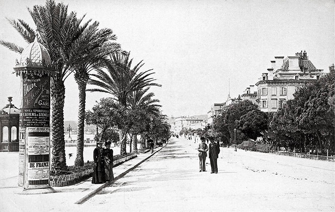 Promenade des Anglais around 1890