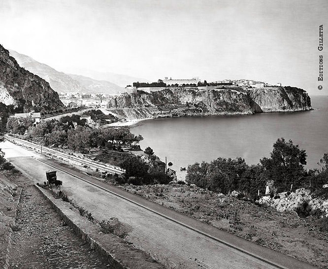 Monaco, le Rocher around 1880