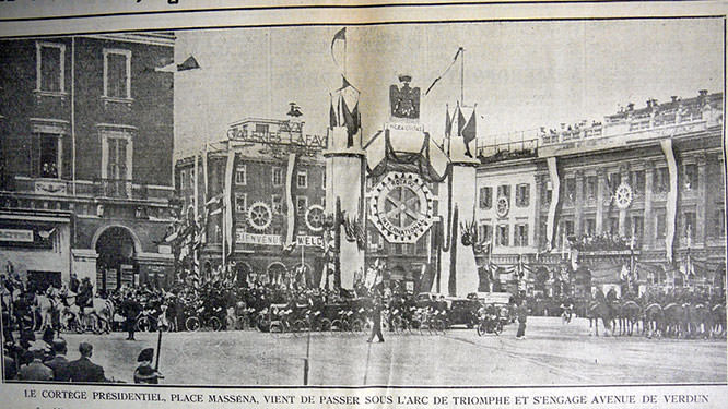 Le cortège présidentiel 7 juin 1937