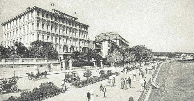 West End Hotel at the beginning of the century