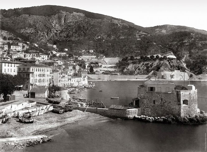 Villefranche Bastion around 1890
