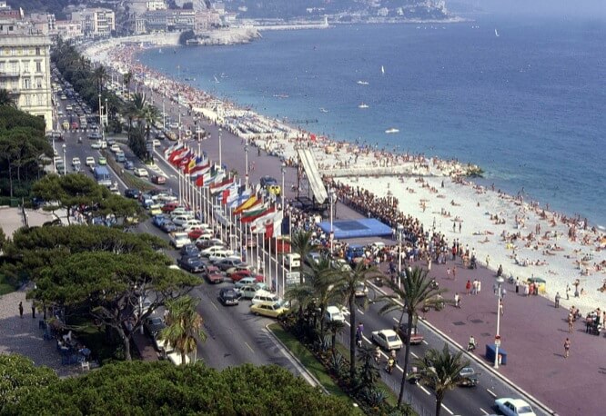 Promenade des Anglais in 1979