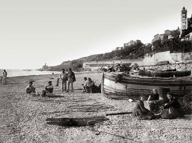 Bordighera Beach 1890
