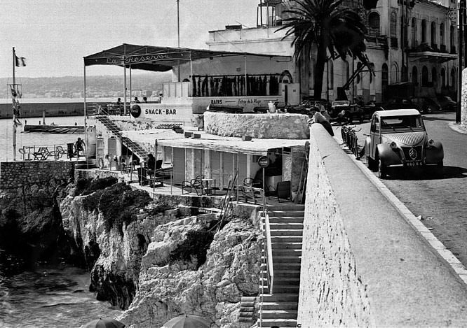 Plage de la Reserve Nice in 1950