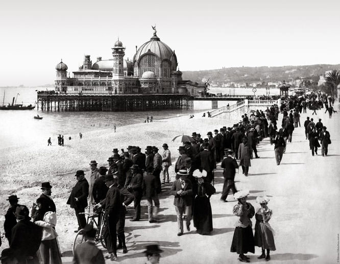 Casino Jetée-Promenade in Nice around 1900