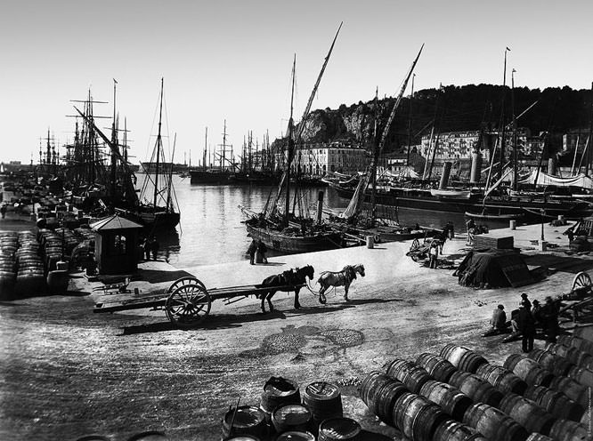 Nice Port around 1895