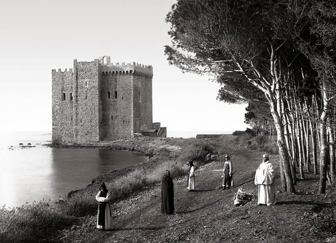 St Honorat Island Monastery around 1890