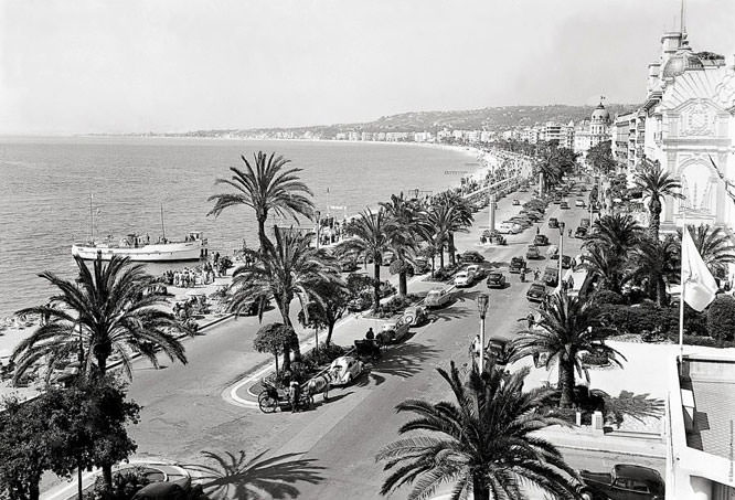 Promenade des Anglais in 1950