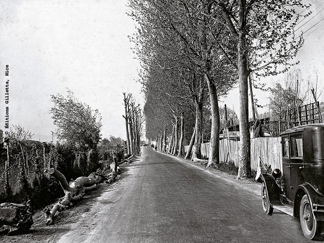 >Nice, Route de Grenoble in 1930