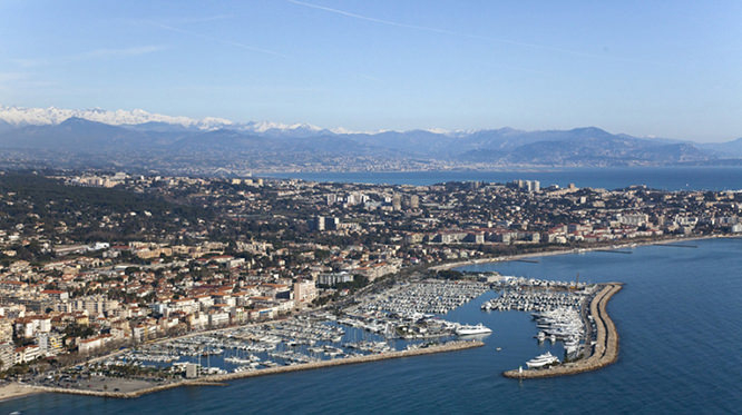 Aerial View of Golfe Juan