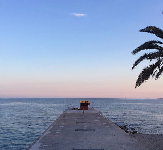 Buddha Beach in Golfe Juan