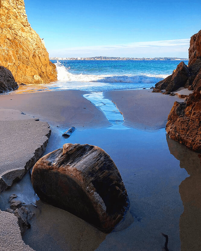 Beach in Golfe Juan