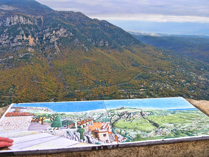 Gourdon view point French Riviera