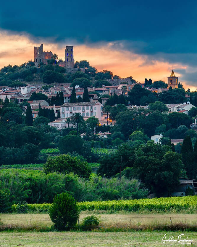 Old village of Grimaud French Riviera