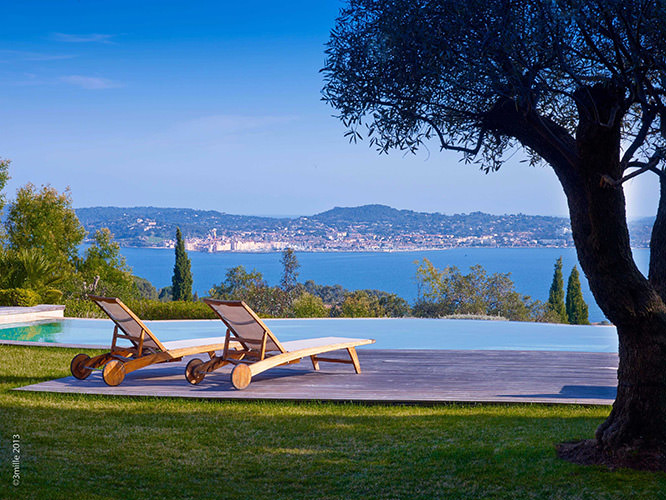 View on Saint Tropez French Riviera