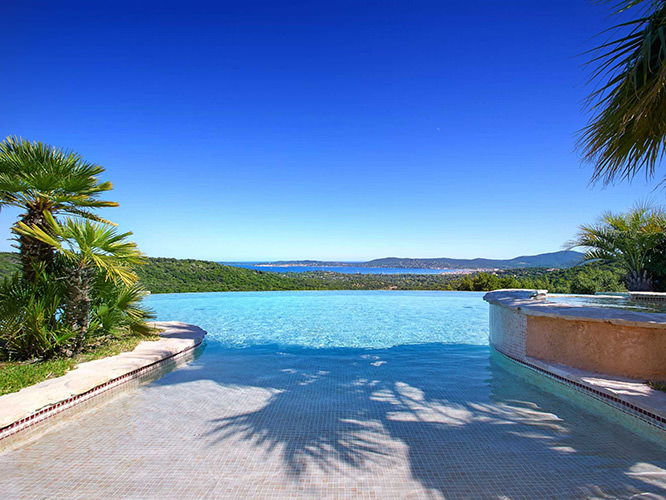 Sea view in Grimaud French Riviera