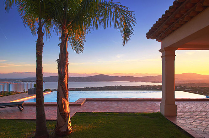 Sunset on the Golfe de Saint Tropez French Riviera