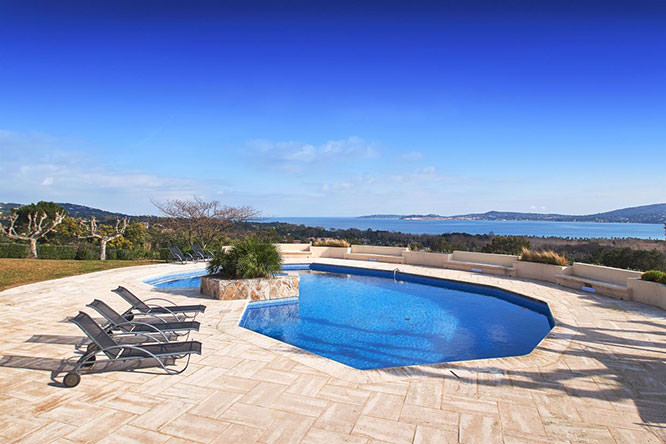 Beautiful sea view in Grimaud French Riviera