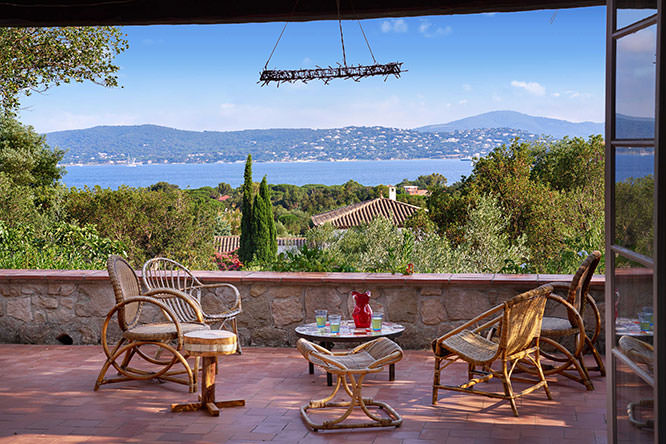 Terrace in Grimaud