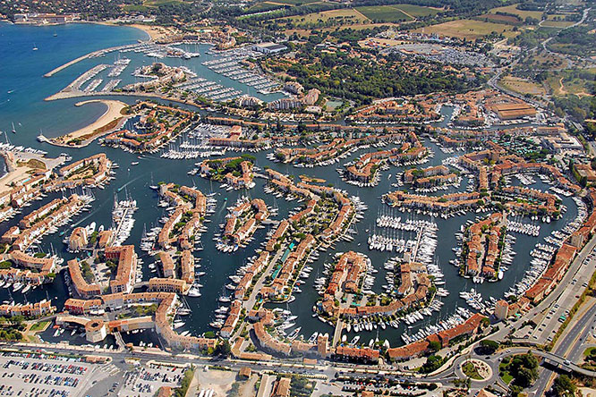 Aerial view of Port Grimaud