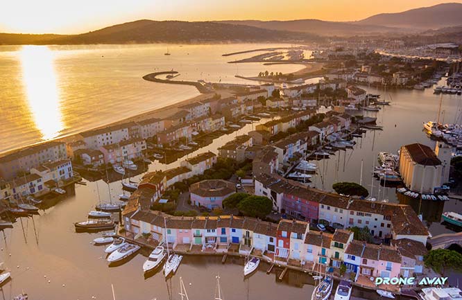 Aerial view of Port Grimaud