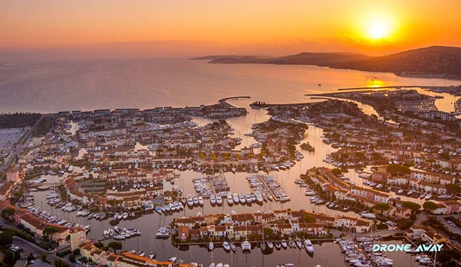 Aerial view of Port Grimaud