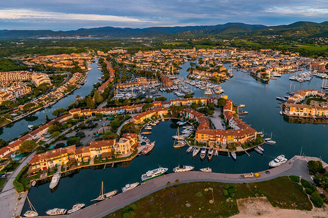 Aerial view of Port Grimaud