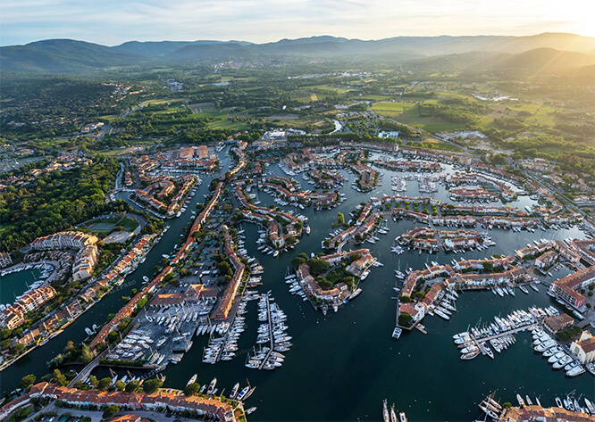 Aerial view of Port Grimaud